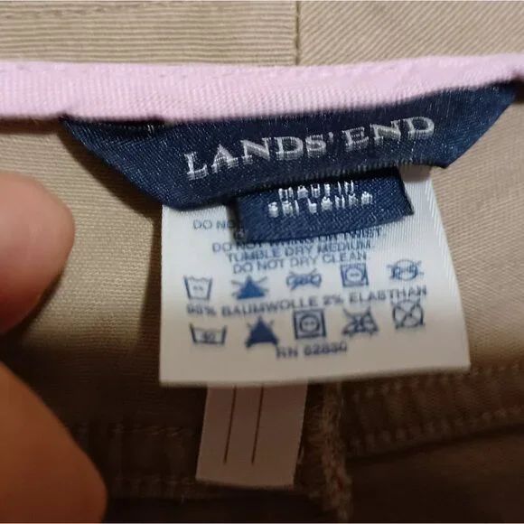 Landsend Girls Fine Tune The Fit Size 16 28X22 Tan Jeans - Picture 4 of 8